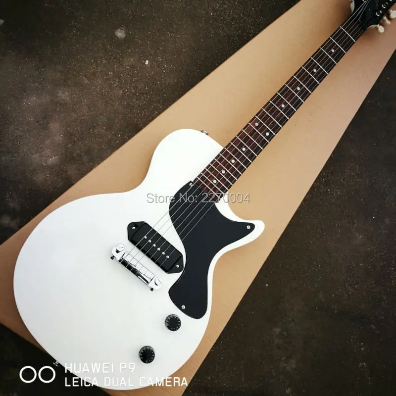 2016 white planar electric guitar, pure white electric guitar, real guitar photos, free shipping