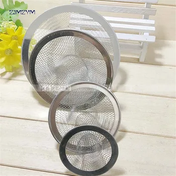 

1pc Filter drain stainless steel wash basin water leak net drain kitchen sink accessories filters mesh sink 5.3cm/7.2cm/9cm/11cm
