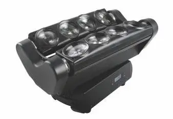 

8 шт., 12 Вт, белый цвет, светодиодная двойная линия, свободное вращение, подвижное оформление, для детской студии, дискотеки, бара, KTV, театра