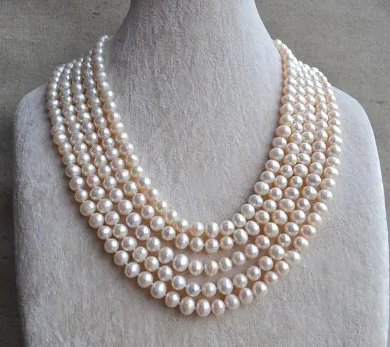 long real pearl necklace