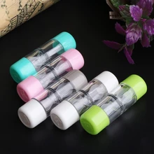 Cosmetic Contact Lens Container Holder RGP Hard Contact Lens Case Protective Box