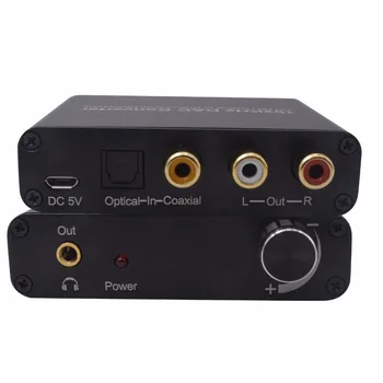 

Digital 5.1 Audio Decoder Support Dolby Dts/ac-3 Optical Coaxial To 5.1-Channel Analog Converter Adapter DAC Youtube Audio