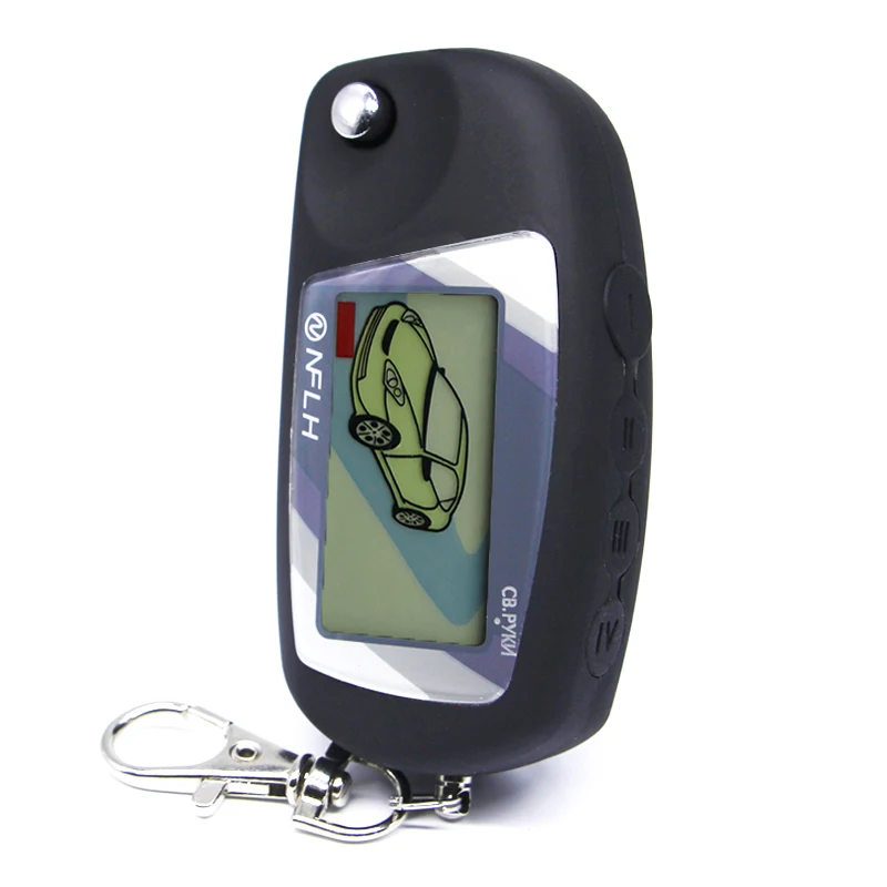 Ceny M5 brelok dla dwukierunkowy alarm samochodowy scher khan Magicar 5 Lcd brelok do kluczy dwukierunkowy pilot samochodowy kontroler Uncut Blade brelok na klucze z pokrowcem na pilota
