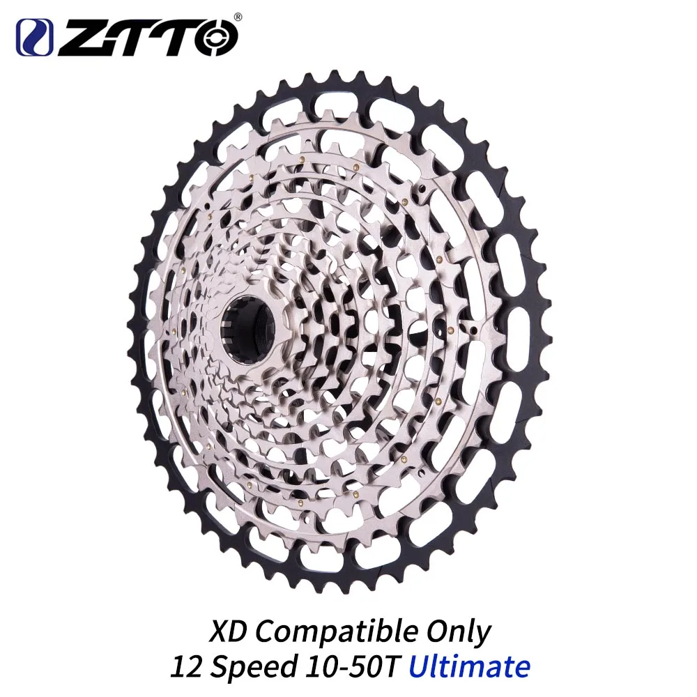 Велосипедная Звездочка ZTTO Ultimate MTB кассета на 10 50T/11 50T 12 В свободное колесо S K7 для