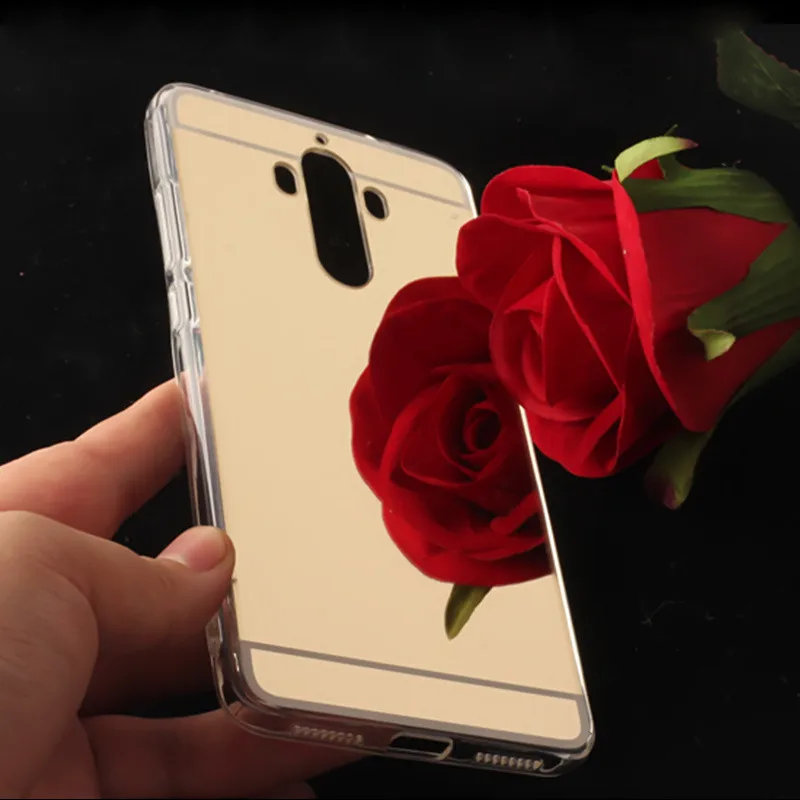 Противоударный зеркальный Мягкий силиконовый чехол из ТПУ для Huawei P20 Lite Pro P10 Plus P8