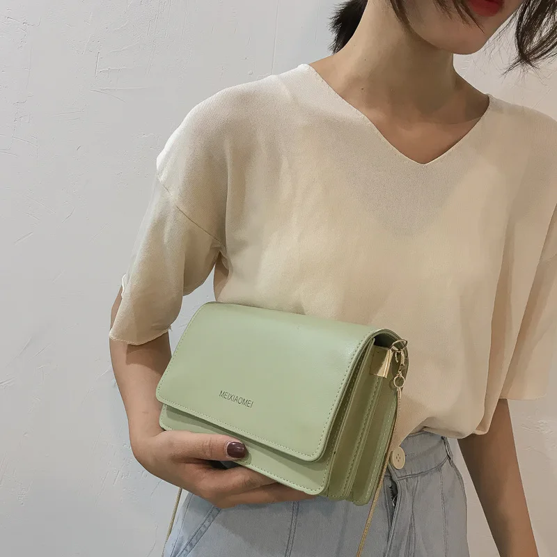 

Advanced Flap Chain Bag 2019 Ladies Designer Shoulder Crossbody Bag Luxury Female Square Bag Quality Casual Wild Flap Bag