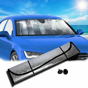 

1xWindshield Sunshade Reflective Sun Shade For Car Cover Visor Wind Shield Parts