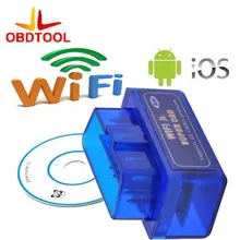 Latest Version Super Mini OBD Scanner ELM327 WIFI OBD2/OBDII Auto Car Diagnostic Scanner Tool ELM 327 WiFi V2.1 For IOS Android