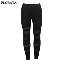FLORATA USPS Dropship Casual Women Length Leggings Ladies Trousers For Women Summer Elastic Slim Fit Leggings Skinny Pants
