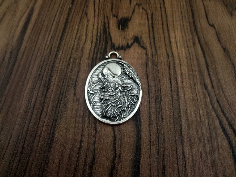 1 шт. кулон в виде воющего волка|pendant earing|jewelry pendant designspendant silver jewelry |