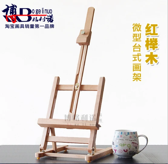 

1pc 40cm Mini Artist wooden table Folding Painting Easel Frame Adjustable Tripod Display Shelf Outdoors Studio Display Frame