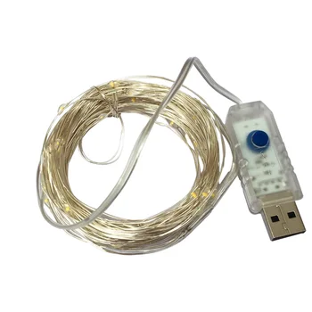 

USB LED lights string 10m 8 Modes controllable Blink garland fairy light for all holiday christmas wedding Party decoration DC5V
