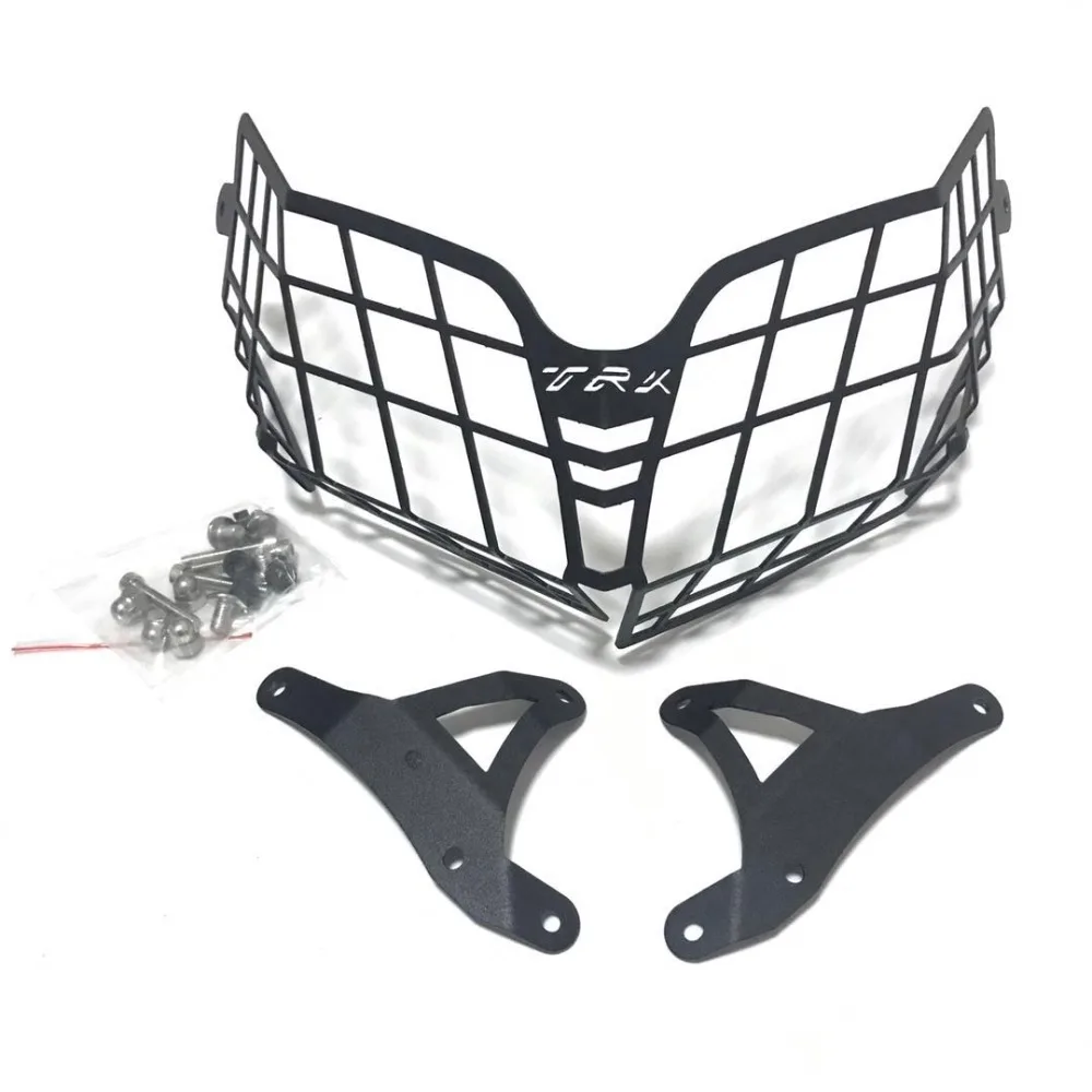 

Motorcycle accessories headlight protection net Head Lamp Light Grille Guard Cover Protector For Benelli TRK502 TRK 502