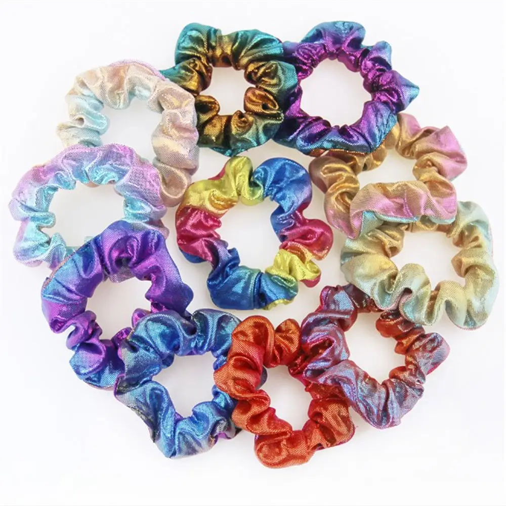1 adet kadınlar elastik saç halat halka kravat Scrunchie at kuyruğu tutucu parlak saç bandı yeni saç Holding bandı şekillendirici aracı