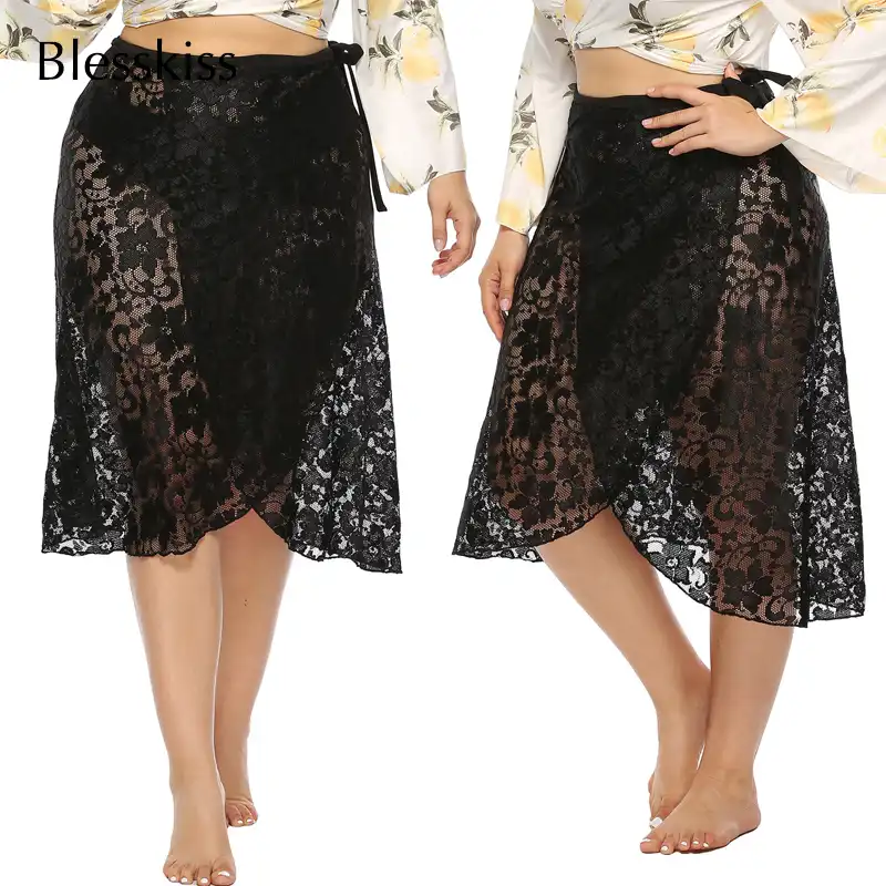 swim cover up skirt plus size