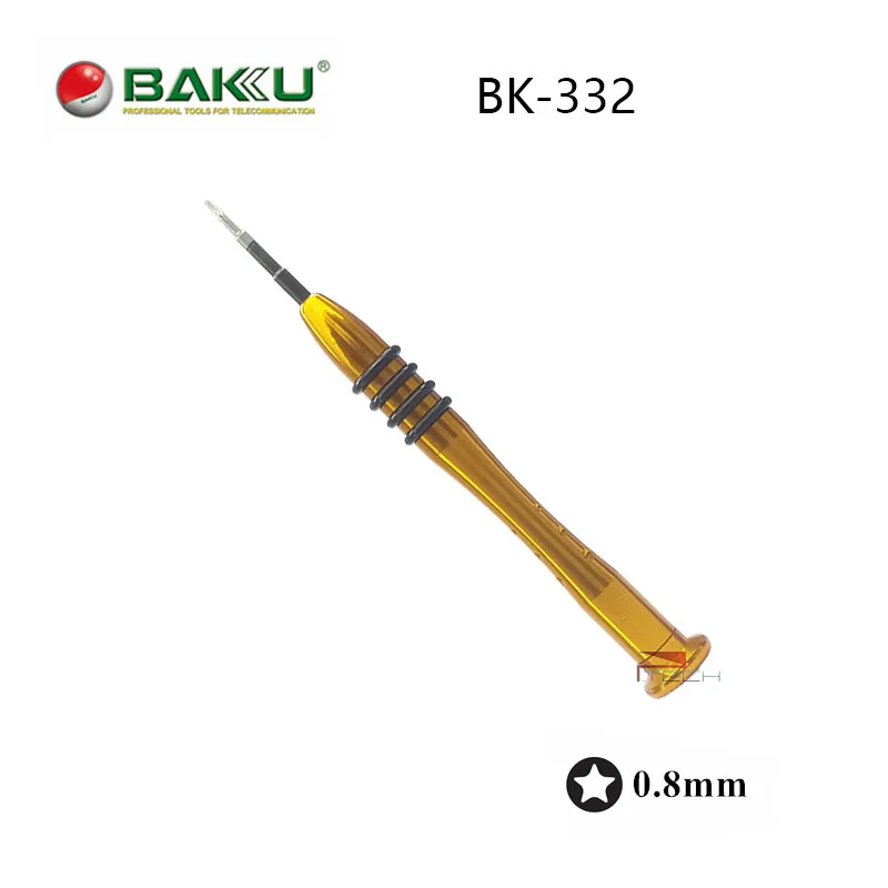 

BAKU BK-332 Precision Screwdriver Tool for iPhone 4 / iPhone 5 / Mobile Phones Repair, 5-Point Star Pentalobe 0.8 Screwdriver