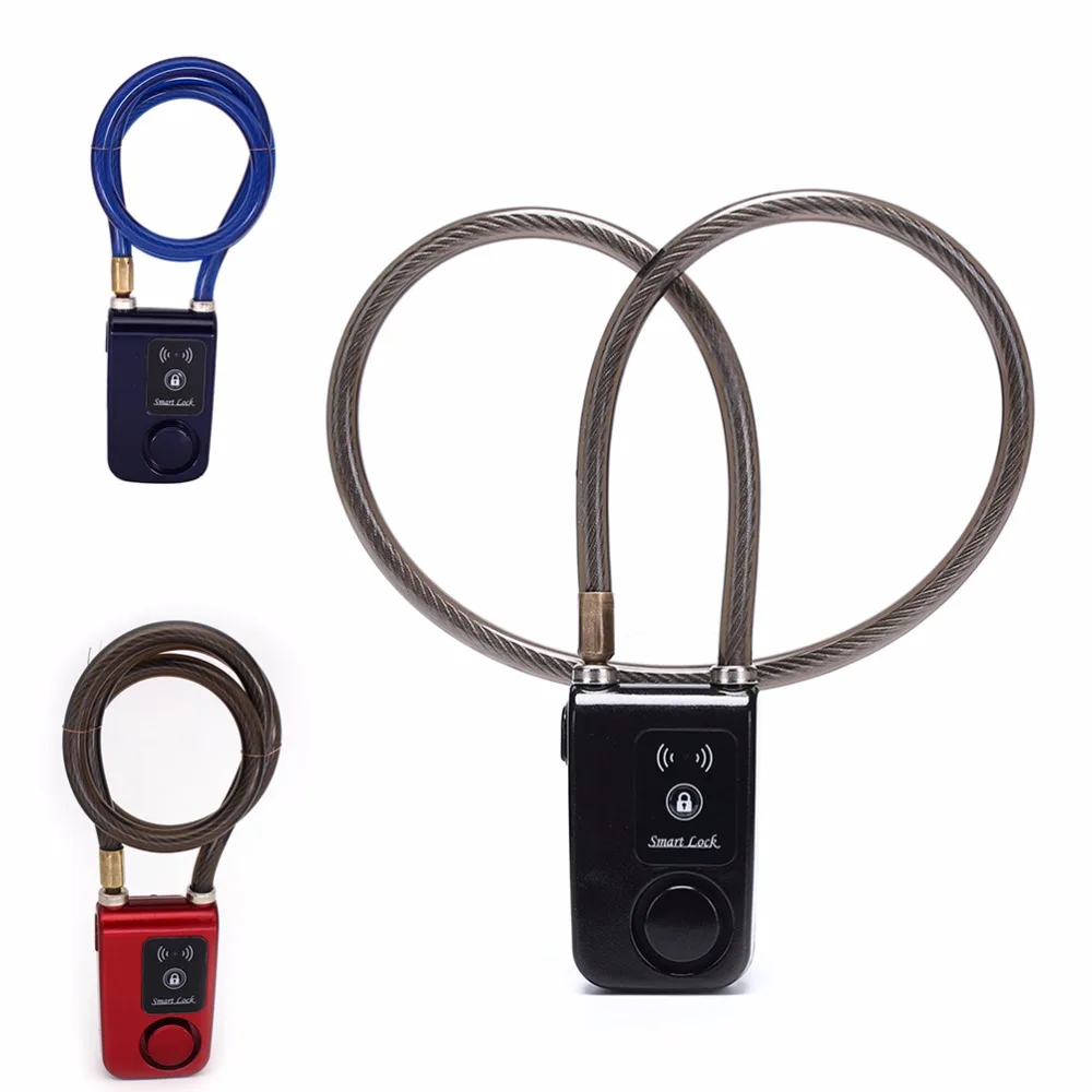 

Waterproof 110dB Alarm Bicycle Lock Outdoor Anti Theft Lock Intelligent Phone APP Control Smart Alarm Bluetooth Lock