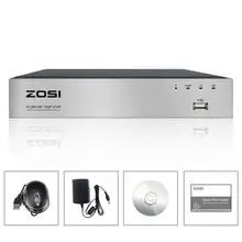 ZOSI 8 Channel TVI 4-IN-1 DVR 720P Security CCTV DVR 8CH Mini Hybrid HDMI DVR Support Analog/AHD/TVI/CVI Camera