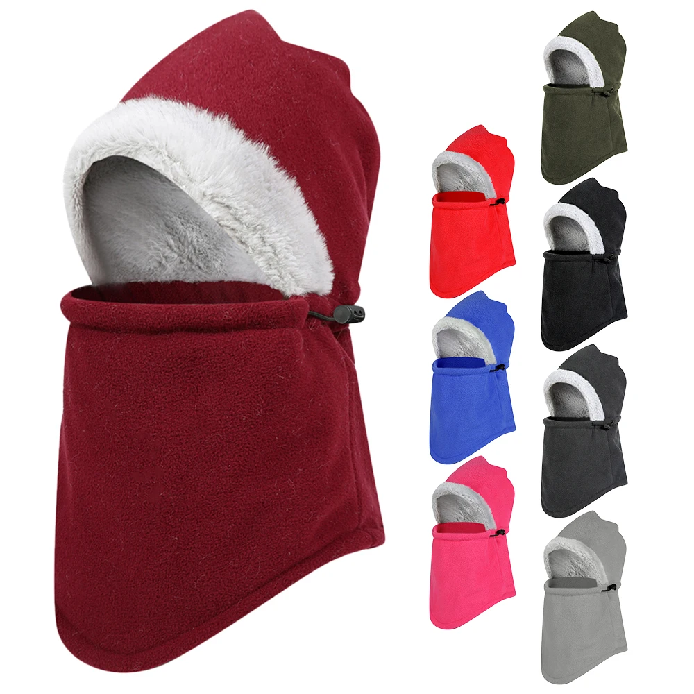 Мужская и женская ветрозащитная Лыжная маска для лица Balaclavas шапка с капюшоном