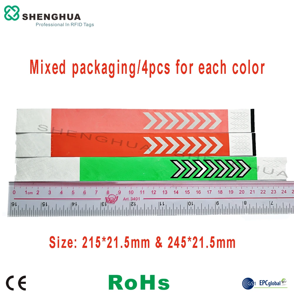 12pcs/pack Event management UHF disposable children tracking Tyvek