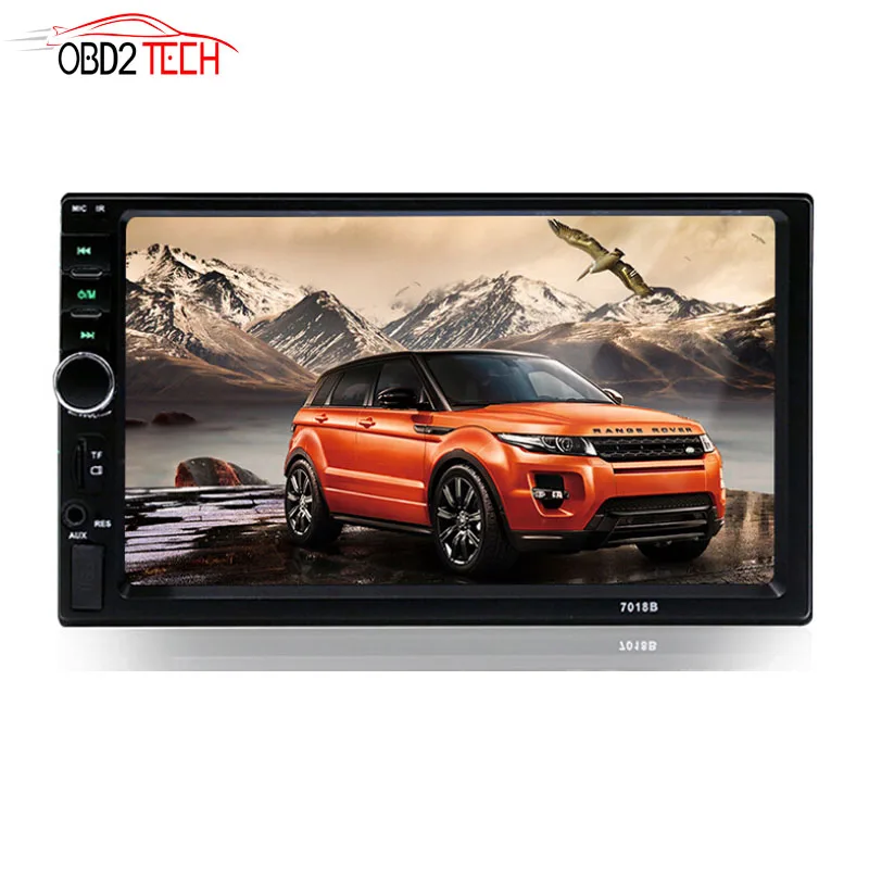 

Car Video Player 7 inch Touch Screen Multimedia player MP5 Player USB FM Bluetooth Support Rear View Camera 7018B