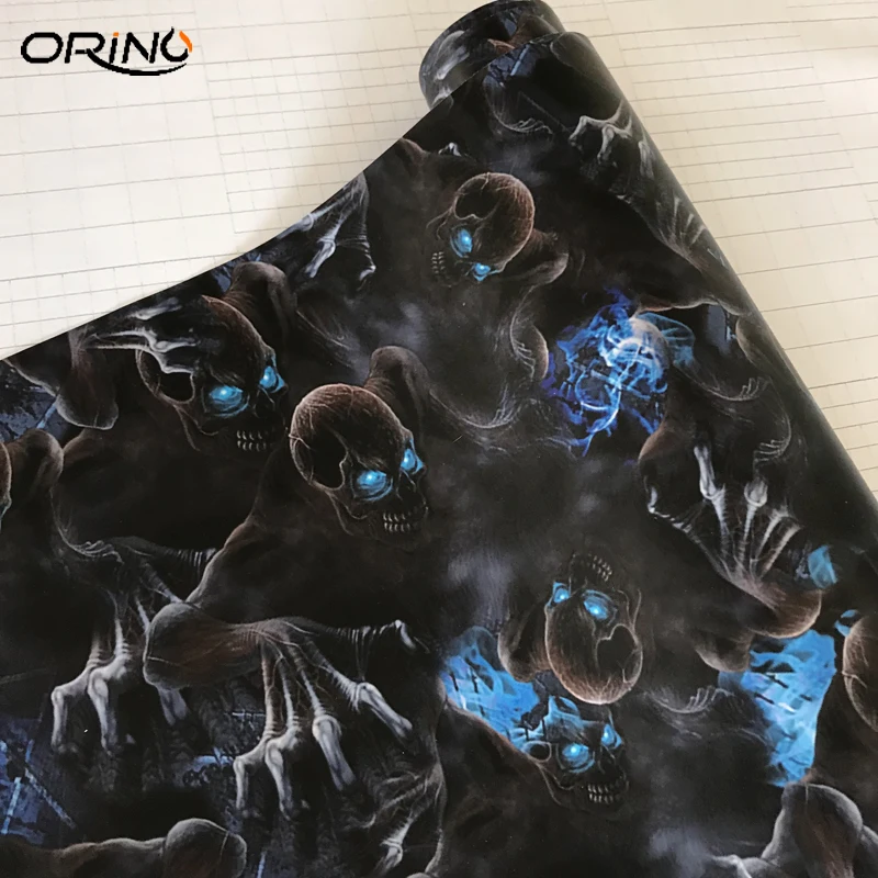 Skull Sticker Bomb Vinyl Film-5