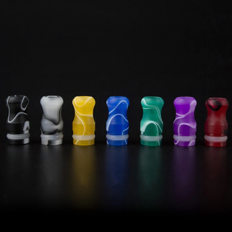 

19mm Hight Colorful Mouth E Cigarette 510 Acrylic Drip Tips 510 Drip Tip E For RDA RBA Vaporizer