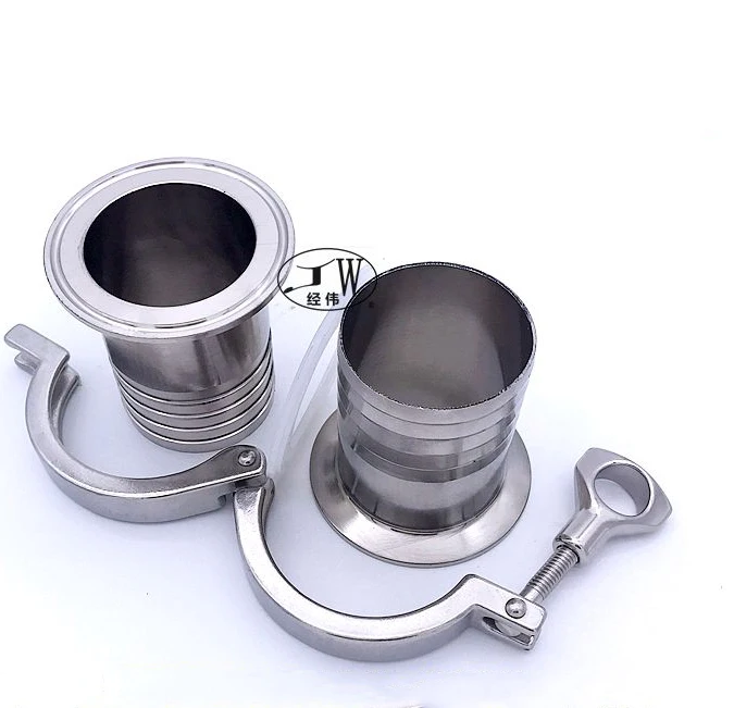 

Tri Clamp x 8mm-89mm one set for choose Hose Barb, 304 Stainless Steel