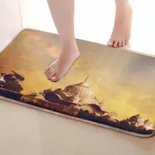 Замок Стиль Ванная комната Коврики, забавные Нескользящие Для ванной Коврики, Занавески для душа Интимные аксессуары, Коврики Чинг вашей душе Шторы