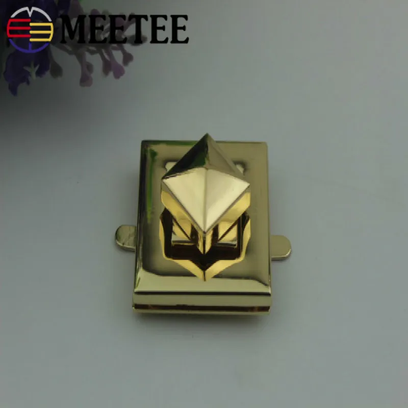 Meetee 2 шт. металлическая сумка с поворотным замком квадратные круглые сумочки