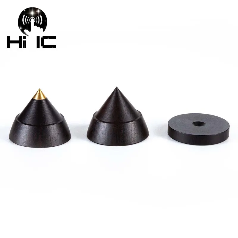 

HIFI Audio Speakers Amplifier BIackwood Anti-shock Shock Absorber Foot Pad Nail Feet Pads Vibration Absorption Stands Small 23mm