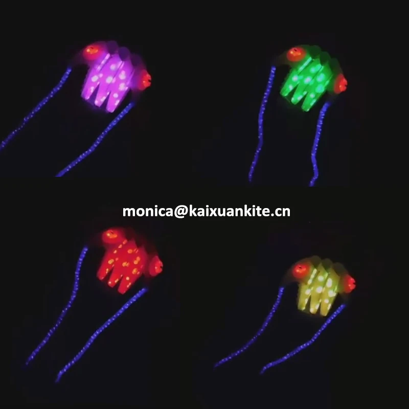 10 метровый светодиодный трехбитный воздушный змей мягкий подъемник|trilobite kite|soft