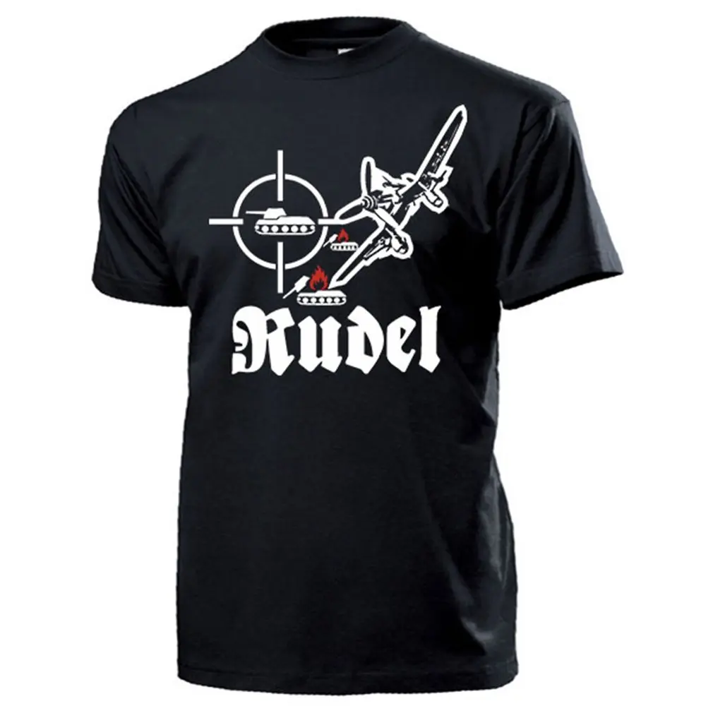 Rudel Hans Ulrich Stuka Colonel Air Force Ju 87G Battleflight soldier Горячая 2019 Летняя мужская футболка модная
