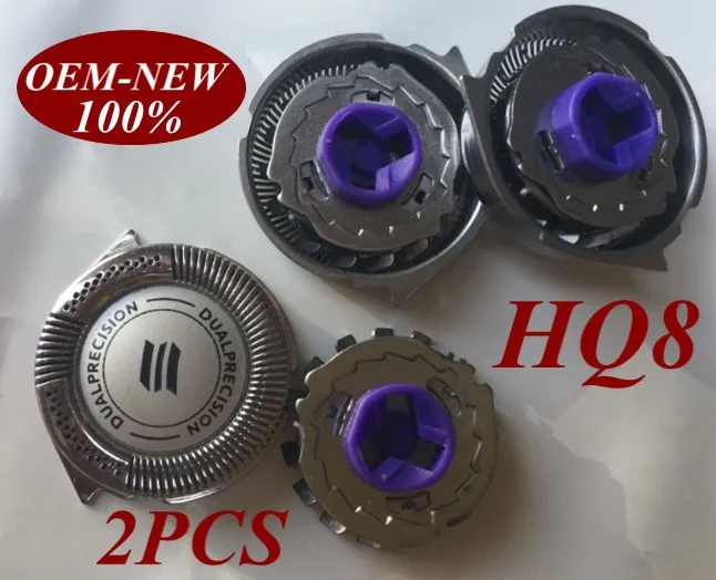 Сменная головка HQ8 2 шт. лезвие для бритвы Norelco Philips HQ7300 HQ7360 HQ7380 HQ7390 HQ7740 HQ7141 HQ7142 HQ7143