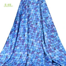 Chainho, чешуя Русалки одежда имитация шелка Пряжа Ткань, для DIY ручной работы юбка/платье ребенка и детей материал PCC066, половина метра