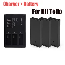 Original DJI Tello battery + Drone Tello Battery Charger Charging For dji hub Tello flight Battery Accessories