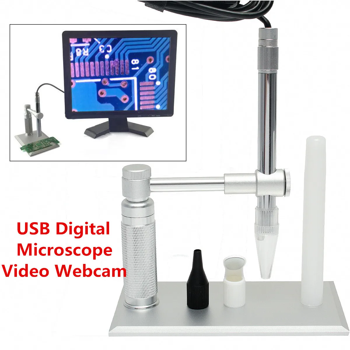 Микроскопы для Andonstar Камера стенд 500X2 Мп USB Цифровые микроскопы видео камера Лупа Камера подставка для камеры