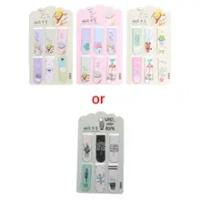 6 шт./компл. свежий кактус Магнитная закладки книга маркер страницы зажим офисные принадлежности