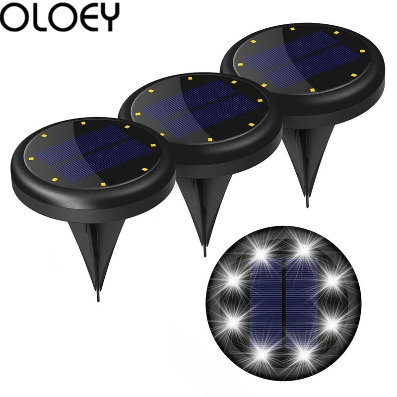 

European solar light creative solar light waterproof outdoor lawn buried walkway 2019 new