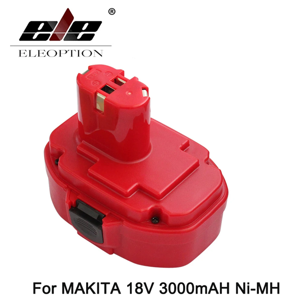 ELEOPTION 18V 3000mAh Rechargeable Battery Pack Power Tools Batteries