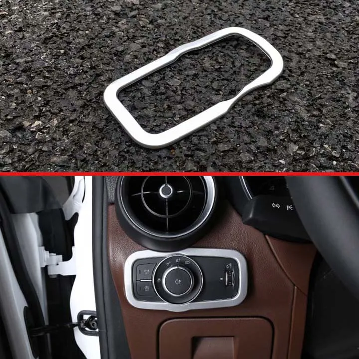 Автомобильные аксессуары для Alfa Romeo Stelvio 2017 2018 хромированная накладка из