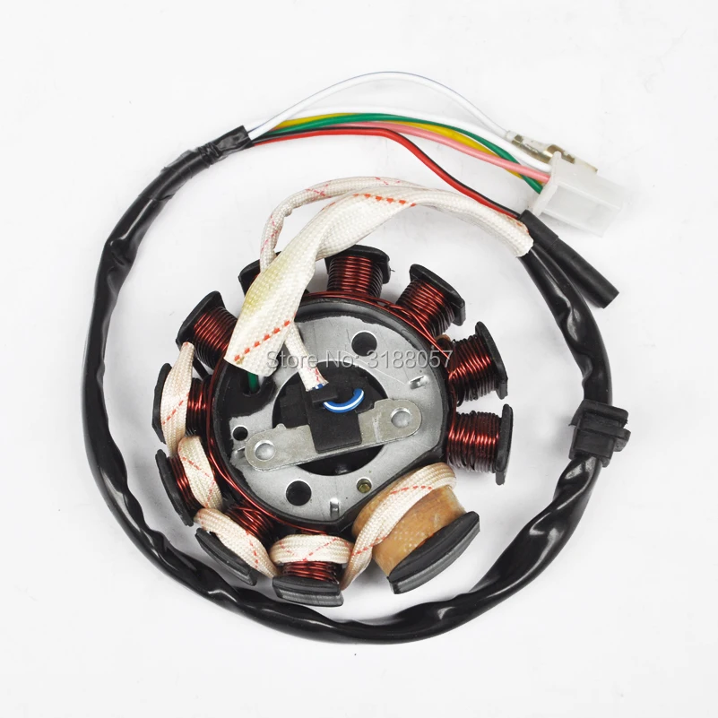 Magneto Ignition Stator Coil 11 Poles GY6 125 Coils For GY6 125cc 150cc Moped Scooter ATV Motocross