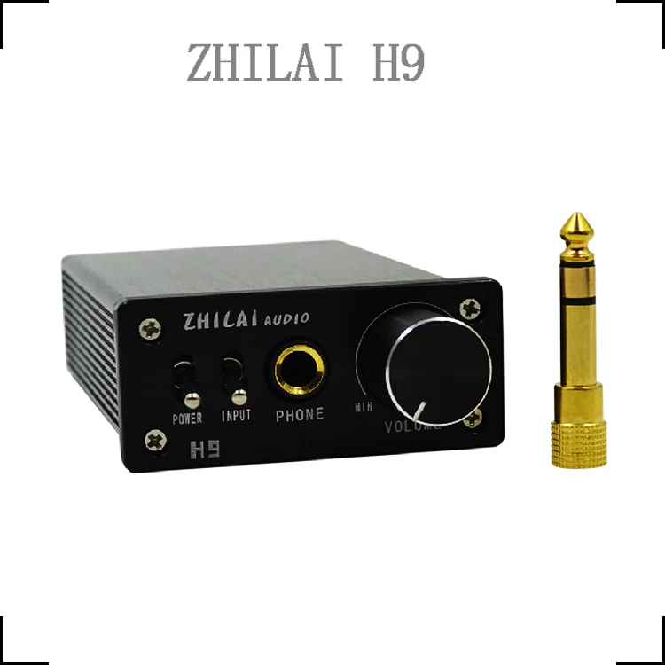 ZHILAI H9 цифровой усилитель лихорадка HIFI наушники высокой мощности два аудио вход |