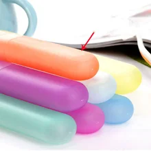 4 шт портативная походная зубная щетка для путешествий защитный держатель Чехол конфетного цвета 789