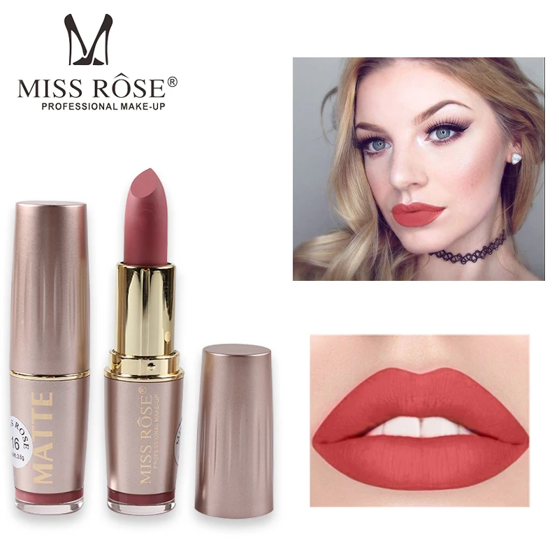 Miss Rose Professional матовая губная помада стойкий водостойкий оттенок Сексуальная