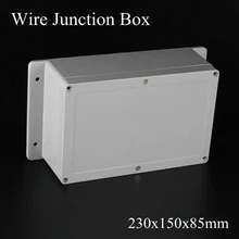 IP65 230x150x85 мм водонепроницаемый распределительный ящик пластиковый проект коробка Электрический зажим соединителя наружный корпус коробка настенное крепление