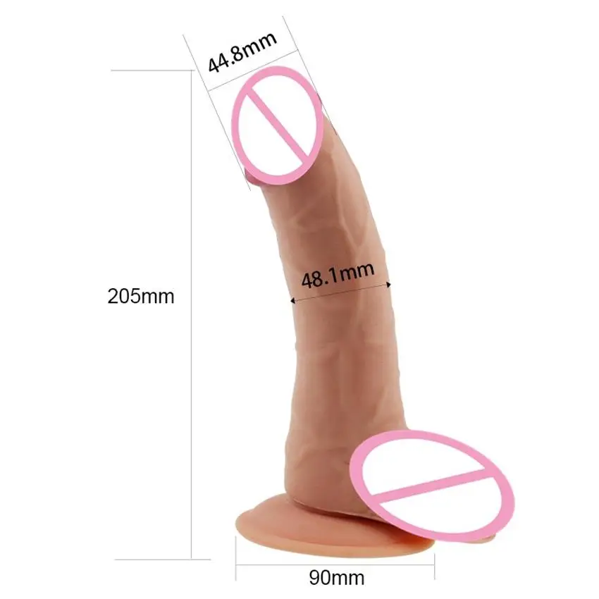 lovetoy-20-5cm-TPE-Realistic-Soft-Dildo-With-Suction-Cup-Big-Penis-for-Lesbian-Sex-toy