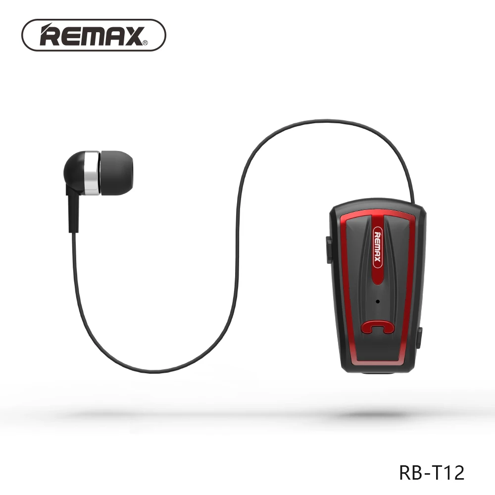 Original Remax T12 Wilress Bluetooth Earphone Collar Clip Headset with microphone Handsfree Earbud for iphone for mobile phone Original Remax T12 Wilress Bluetooth Earphone Collar Clip Headset with microphone Handsfree Earbud for iphone for mobile phone