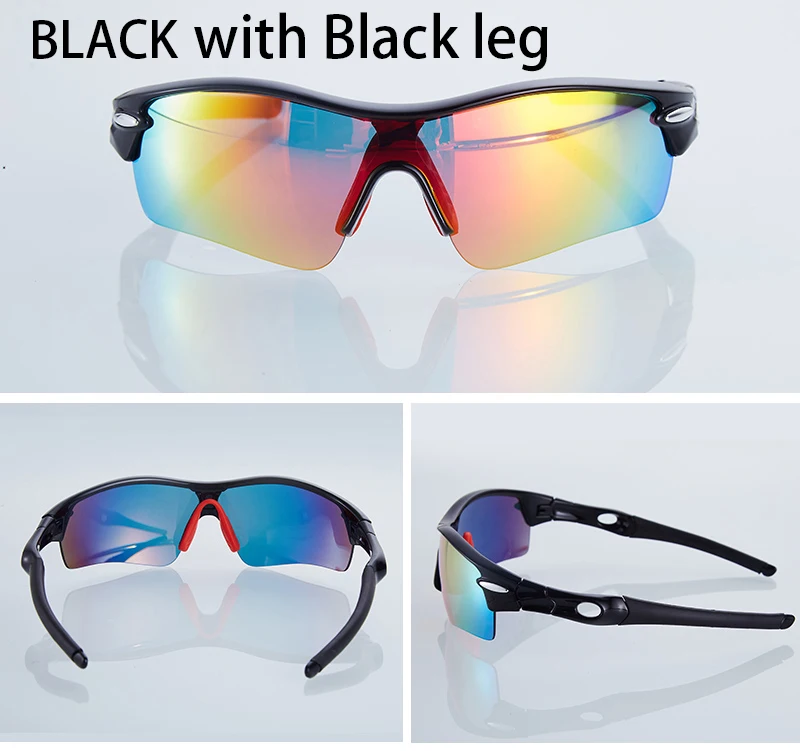 Поляризованные солнцезащитные очки для спорта на открытом воздухе Uv400 Солнцезащитные очки можно положить рецептурные линзы близорукость рамка
