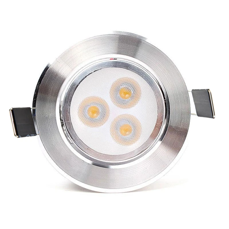Новый дизайн интерьера 3W 3 LED SMD встраиваемые потолочные светильники точечная